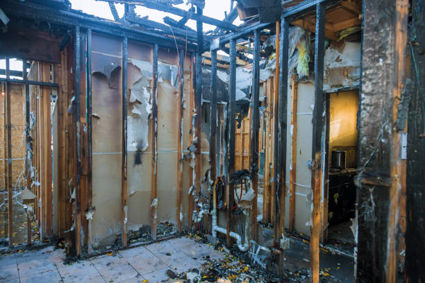 Professional Emergency Fire Cleanup technician working in Helotes, TX